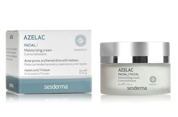 Крем для обличчя Sesderma Azelac зволожуючий для нормальної та комбінованої шкіри, 50 мл
