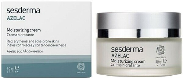 Крем для обличчя Sesderma Azelac зволожуючий для нормальної та комбінованої шкіри, 50 мл
