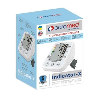 Тонометр Paramed Indicator-X автоматичний з голосовим супроводом