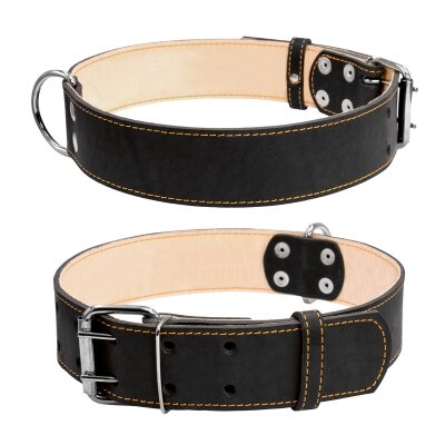 Нашийник Collar 03591 подвійний, ширина 45 мм, довжина 57-69 см, чорний