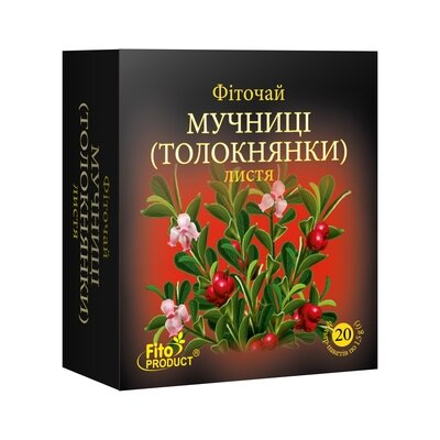 Фіточай Фітопродукт Мучниці листя по 1,5 г №20 у філ.-пак.