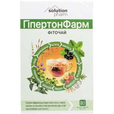 ГіпертонФарм Solution Pharm фіточай по 1,5 г №20 у філ.-пак.