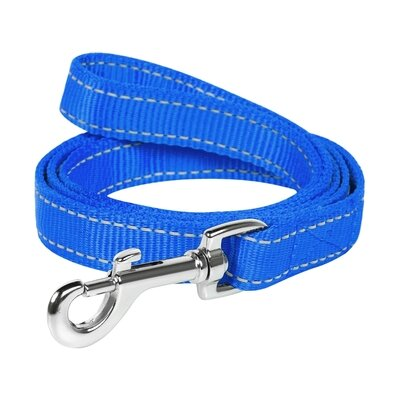 Повідець Collar DOG Extreme 42982 подвійний нейлон, синій, 20 мм * 1,1 м