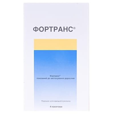 Фортранс порошок д/ор. р-ну по 73.69 г №4 у пак.