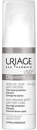 Крем для обличчя та тіла Uriage Depiderm SPF 50+ денний проти пігментних плям, 30 мл