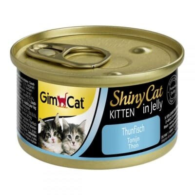 Корм вологий для кошенят GimCat Shiny Cat Kitten з тунцем, 70 г