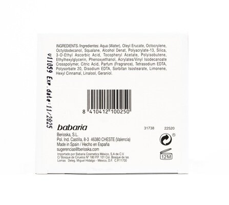 Крем для обличчя Babaria Vitamin C, 50 мл