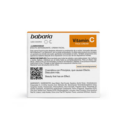 Крем для обличчя Babaria Vitamin C, 50 мл