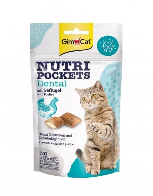 Ласощі для кішок GimCat Nutri Pockets Dental, 60 г