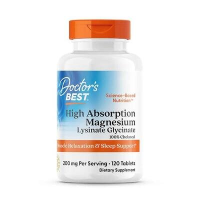 Магній Високої Абсорбації Doctor's Best High Absorption Magnesium, 120 таблеток