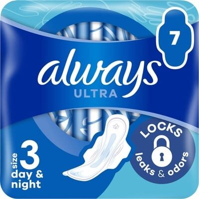 Прокладки гігієнічні Always Ultra Day Super Extra, 6 крапель, 3 розмір, 7 шт
