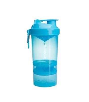 Шейкер Ronnie Coleman SmartShake Signature Series з 2 контейнерами, Neon Blue, 600 мл