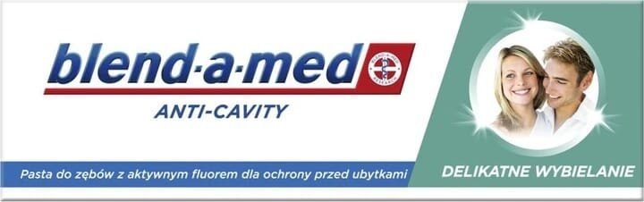 Зубна паста Blend-a-med Анти-карієс Делікатне відбілювання, 75 мл