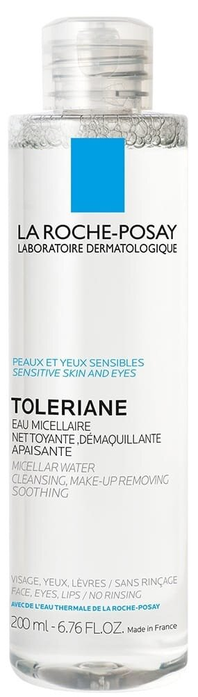 Міцелярний розчин La Roche-Posay для чутливої шкіри обличчя, 200 мл