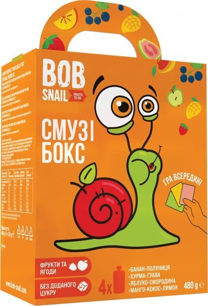 Набір Bob Snail Смузі бокс з коміксом, 480 г