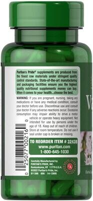 Корінь валеріани Puritan's Pride Valerian Root 265 мг, 100 капсул