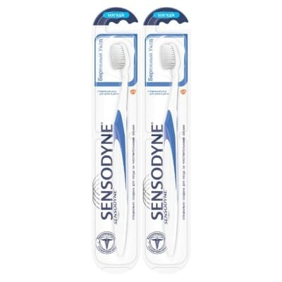 Зубна щітка Sensodyne Дбайливий догляд 1+1