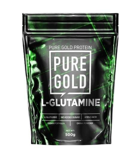 Глютамин Pure Gold L-Glutamine, вишня-лайм, 500 г