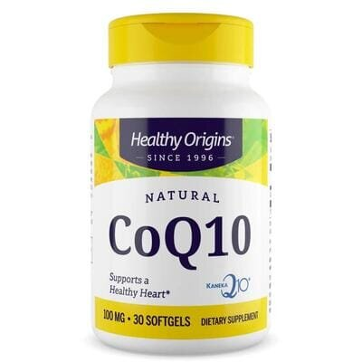 Коензим Q10 Healthy Origins Kaneka Q10 (CoQ10) 100 мг, 30 капсул