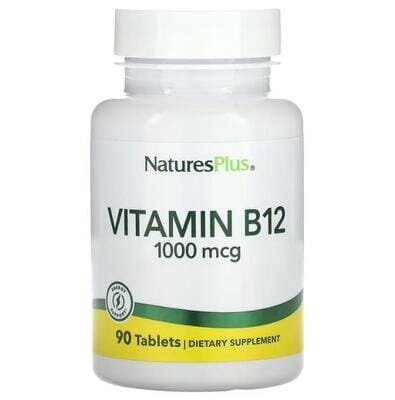 Вітамін B12 Nature's Plus Vitamin B12 1000 мкг, 90 таблеток