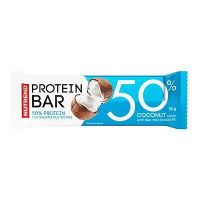 Батончик протеїновий Nutrend Protein Bar 50% кокос, 50 г