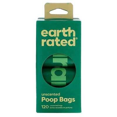 Пакети Earth Rated Poop Bags для прибирання за собакою без аромату, 120 штук