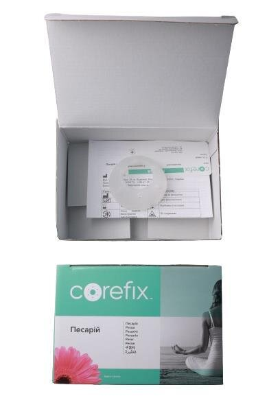 Песарій силіконовий акушерський Corefix цервікальний перфорований, 70/25/32 мм
