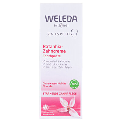 Зубна паста Weleda Ратанія, 75 мл