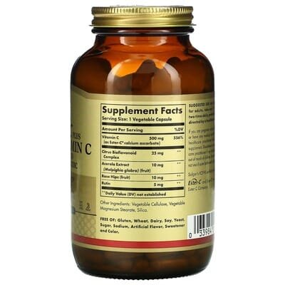Вітамін С Solgar Ester-C Plus 500 мг Vitamin C вег. капсули №250
