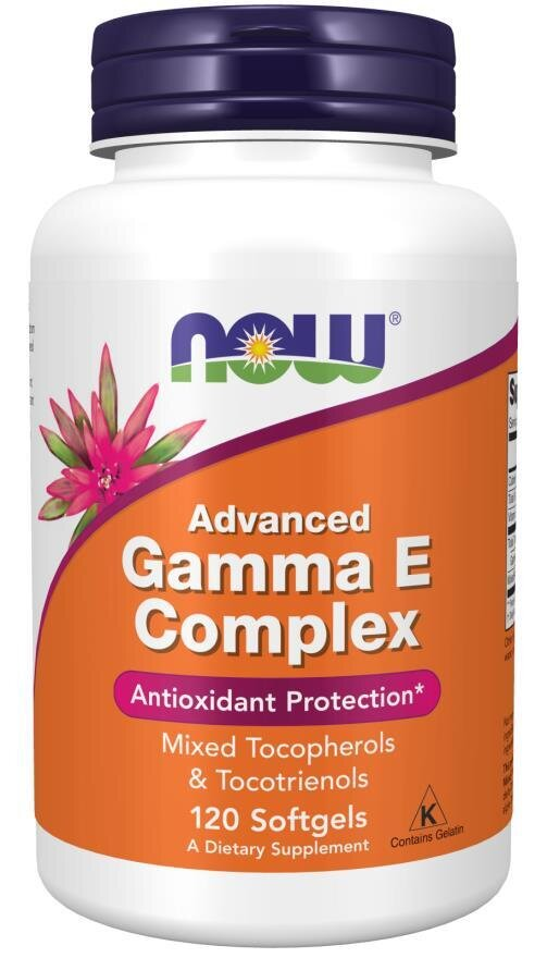 Вітамін Е комплекс NOW Advanced Gamma E Complex м'які капсули №120