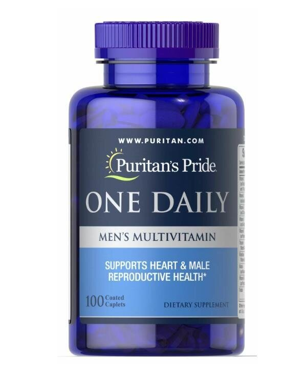 Мультивітаміни для чоловіків Puritan's Pride One Daily Men's Multivitamin, 100 каплет