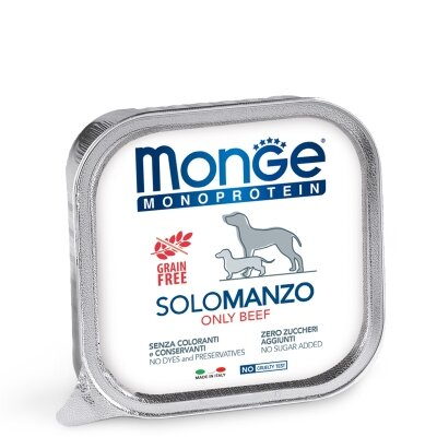 Корм вологий для собак Monge Dog Solo Manzo яловичина, 150 г