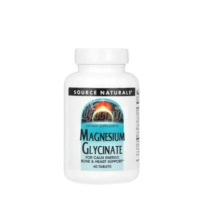 Магній Гліцинат Source Naturals Magnesium Glycinate, 60 таблеток
