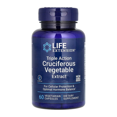 Екстракт хрестоцвітних овочів Life Extension Triple Action Cruciferous Vegetable Extract вегетаріанські капсули №60