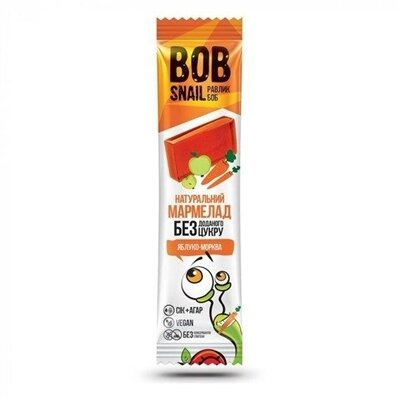 Мармелад Jelly Bob Snail яблуко-морква, 38 г