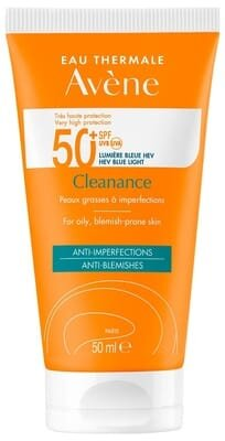Крем сонцезахисний Avene Cleanance SPF50+ для жирної та проблемної шкіри, 50 мл