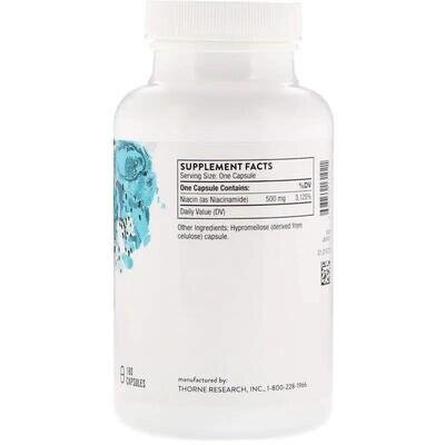 Ніацинамід (В3) Thorne Research Niacinamide, 180 капсул