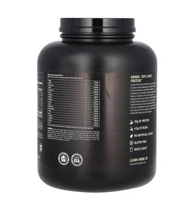 Протеїн сироватковий Universal Nutrition Animal 100% Whey Protein ваніль, 1,8 кг