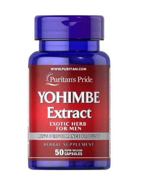 Йохімбе Puritan's Pride Yohimbe, 50 капсул