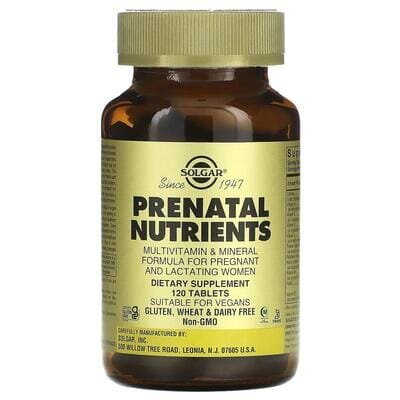 Вітаміни для вагітних Solgar Prenatal Nutrients таблетки №120