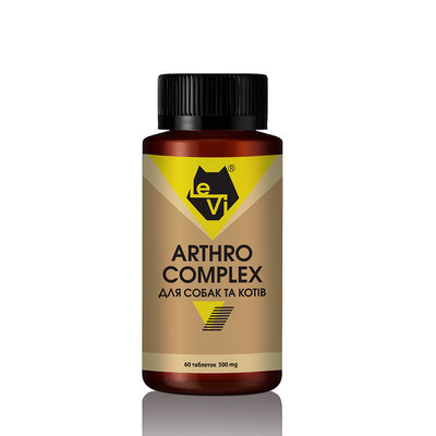 Артро Комплекс для собак та котів LeVi 500 mg, 60 таблеток