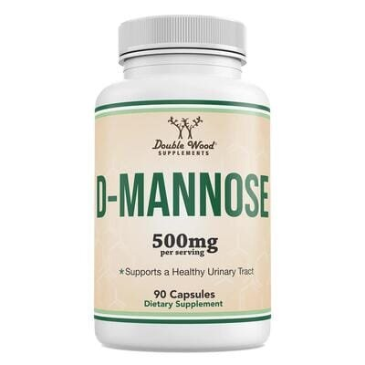 D-маноза Double Wood D-Mannose 500 мг, 90 капсул