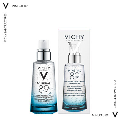 Гель-бустер для обличчя Vichy Mineral 89 для зміцнення захисного бар'єру та зволоження шкіри, 50 мл