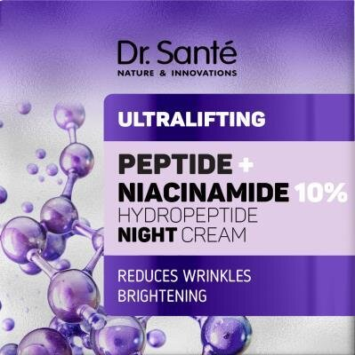 Крем для обличчя Dr.Sante Ultralifting Пептид + Ніацинамід нічний активний, 50 мл