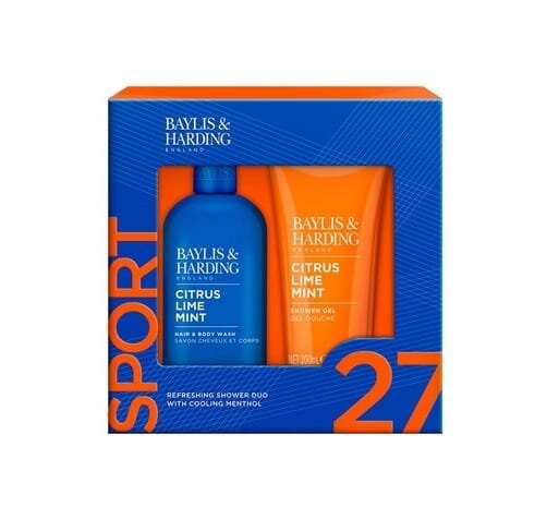 Набір для душу Baylis & Harding Sport Цитрус, лайм, м'ята, для чоловіків подарунковий
