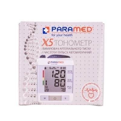 Тонометр Paramed X5 автоматичний на зап'ястя