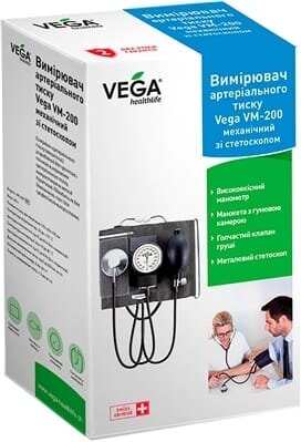 Тонометр Vega VM-200 механічний зі стетоскопом