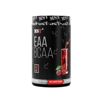Комплекс амінокислот MST Nutrition BCAA & EAA Zero вишня, 40 порцій, 520 г