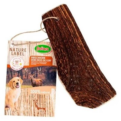 Ласощі Bubimex Deer Antler Cut in two для гризіння Ріг оленя для собак, 60 г