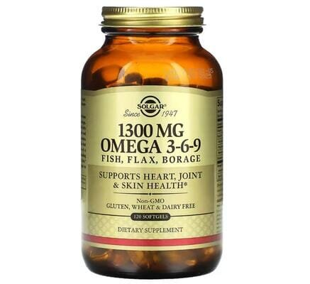 Омега 3-6-9 Solgar Omega 3-6-9 1300 мг м'які капсули №120
